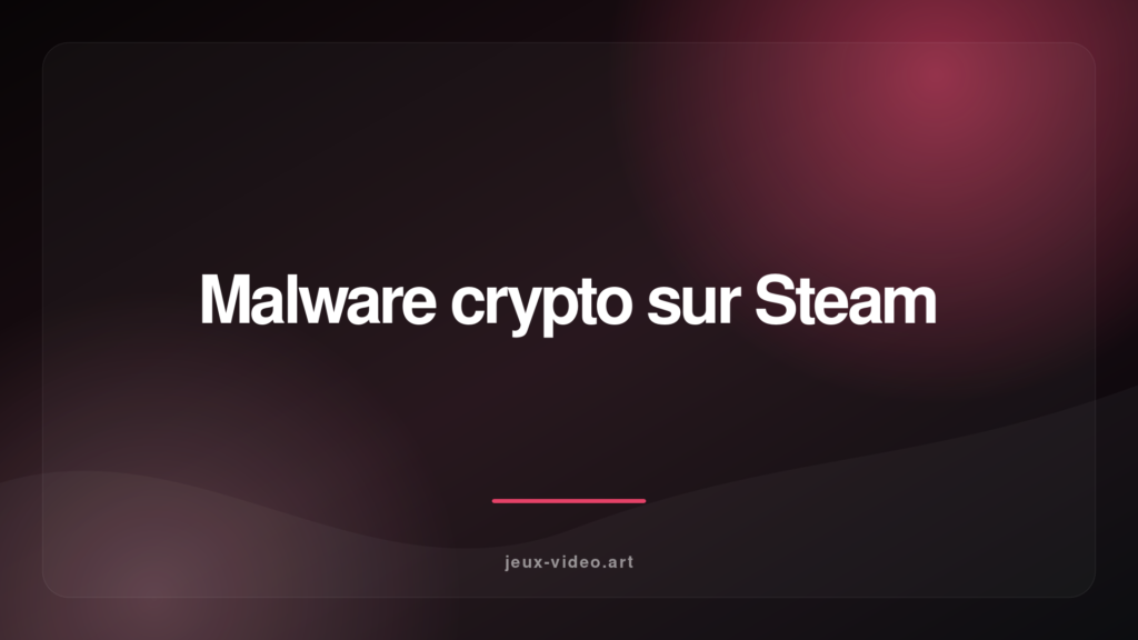 Un jeu Steam remplacé par un malware crypto