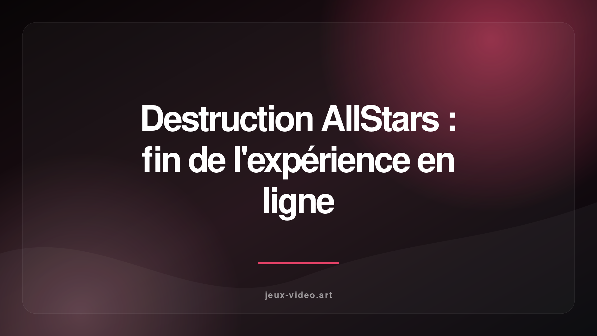 PlayStation confirme la fermeture de Destruction AllStars