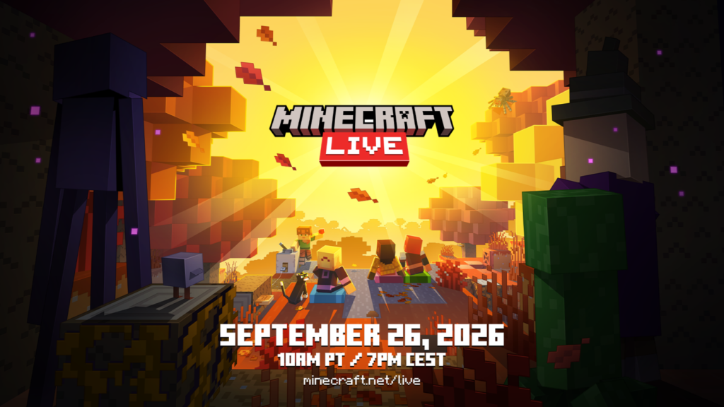 Minecraft LIVE : nouveau game drop et Dungeons II le 26 septembre à 19 h