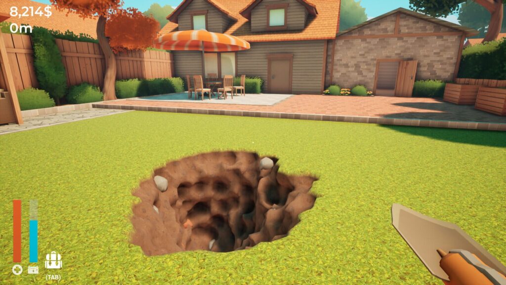 Capture d’écran de A Game About Digging A Hole