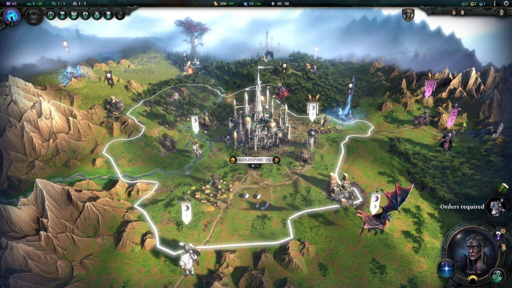 Capture d’écran de Age of Wonders 4