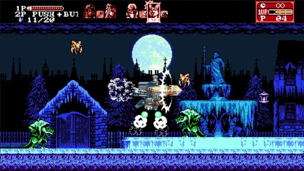 Capture d’écran de Bloodstained: Curse of the Moon 2