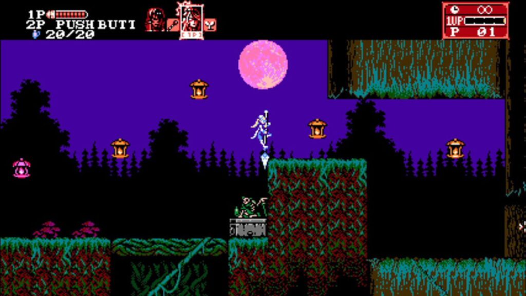 Capture d’écran de Bloodstained: Curse of the Moon 2