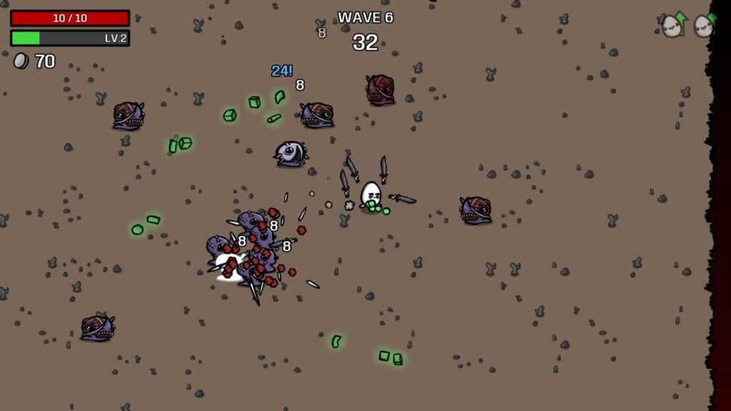 Capture d’écran de Brotato