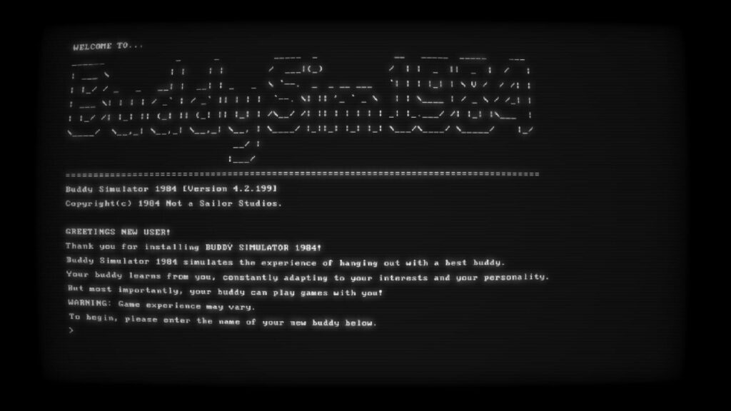 Capture d’écran de Buddy Simulator 1984