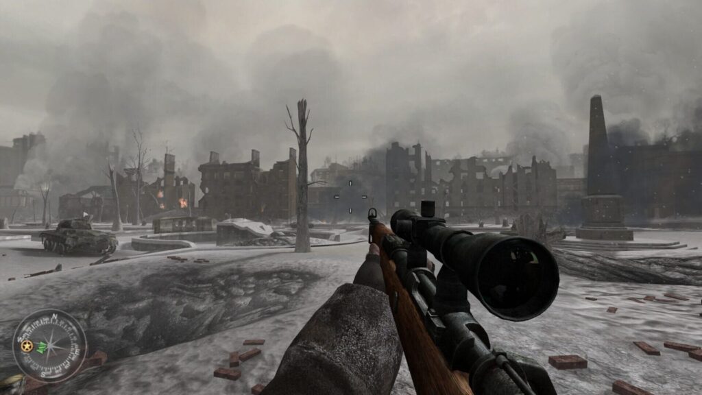 Capture d’écran de Call of Duty 2