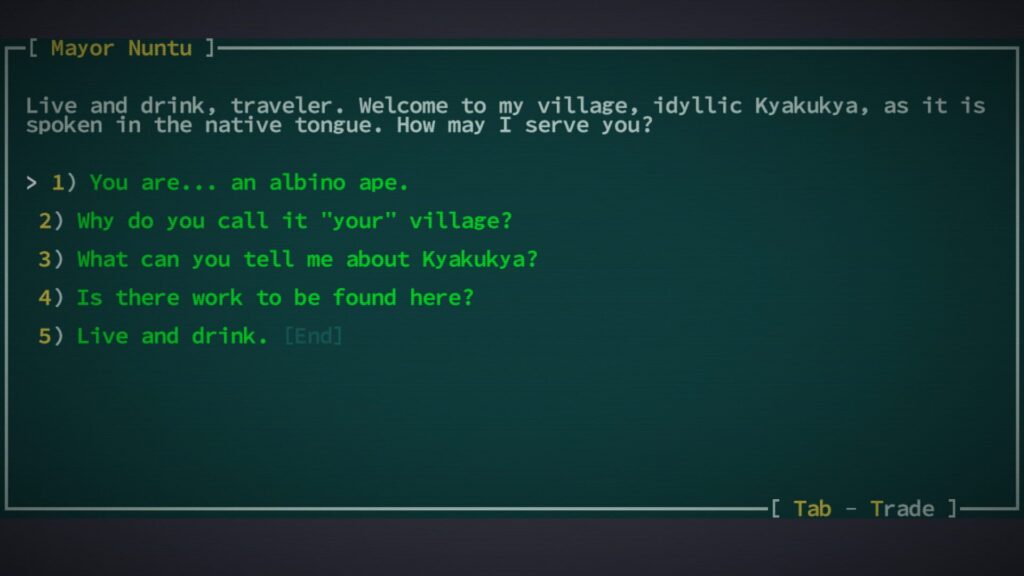 Capture d’écran de Caves of Qud