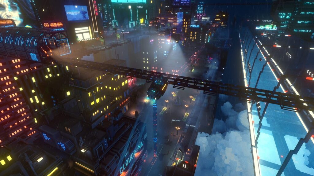 Capture d’écran de Cloudpunk