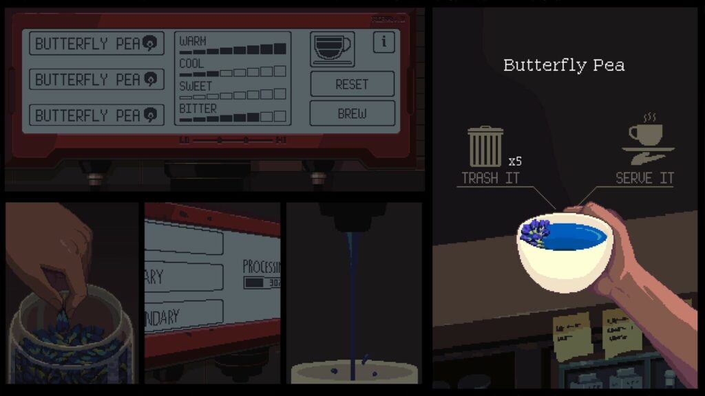 Capture d’écran de Coffee Talk: Episode 2 – Hibiscus & Butterfly