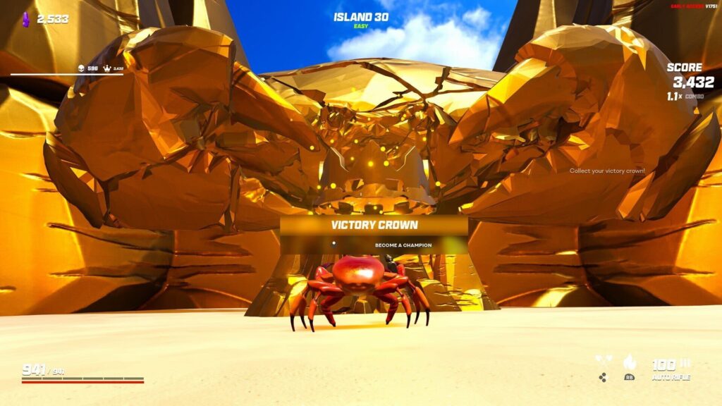 Capture d’écran de Crab Champions
