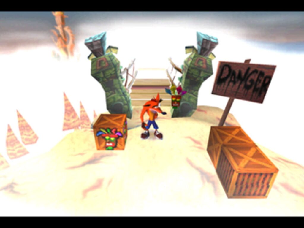 Capture d’écran de Crash Bandicoot