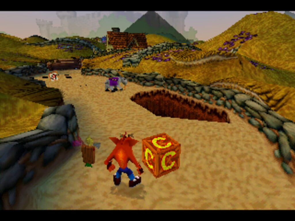 Capture d’écran de Crash Bandicoot: Warped