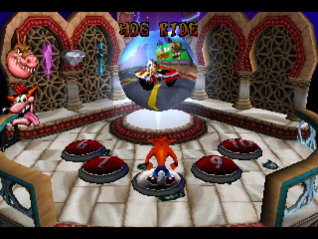 Capture d’écran de Crash Bandicoot: Warped