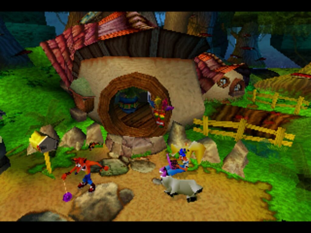 Capture d’écran de Crash Bandicoot: Warped