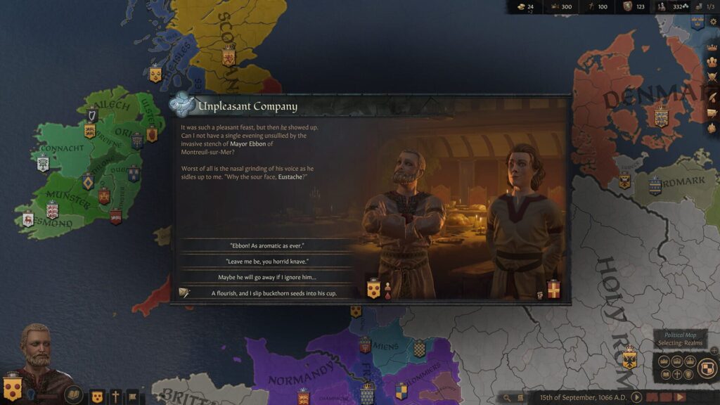Capture d’écran de Crusader Kings III
