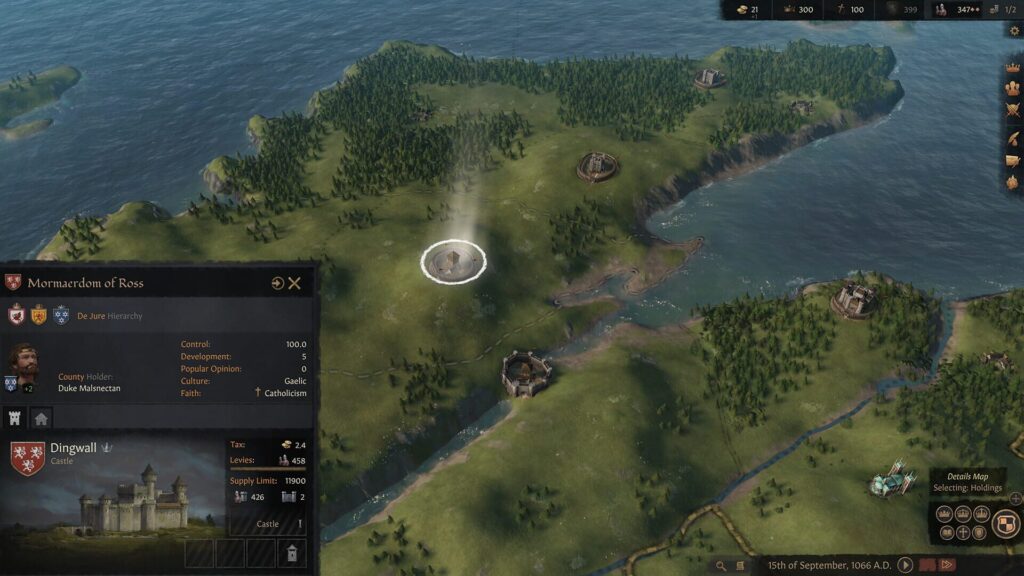 Capture d’écran de Crusader Kings III