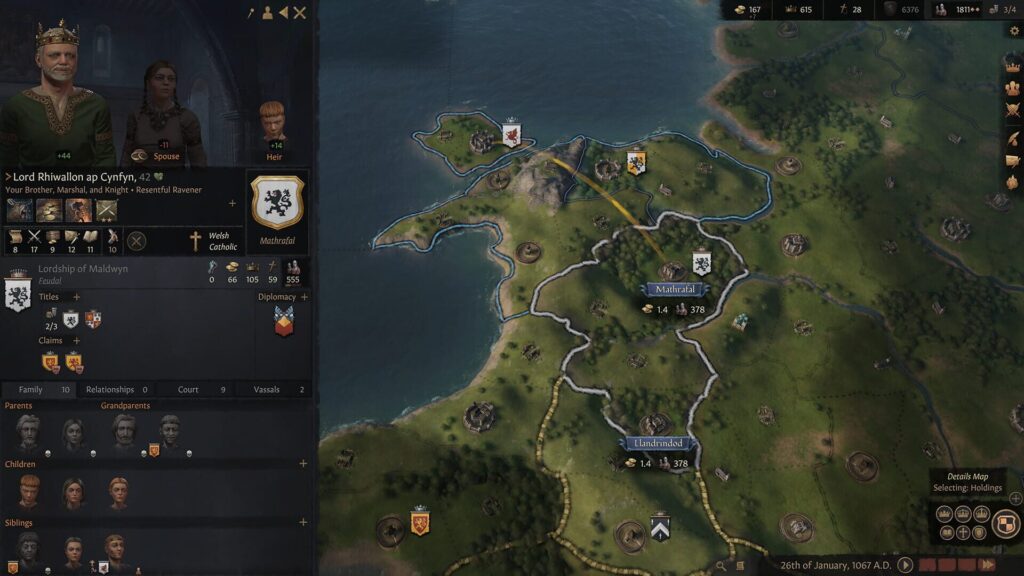 Capture d’écran de Crusader Kings III