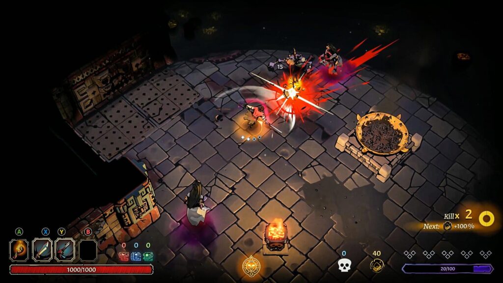Capture d’écran de Curse of the Dead Gods
