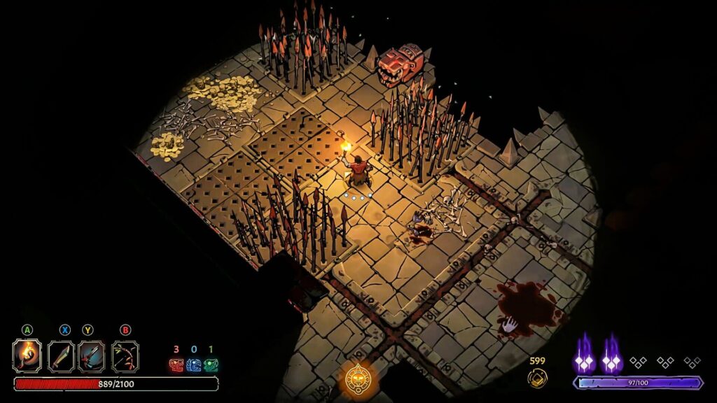 Capture d’écran de Curse of the Dead Gods