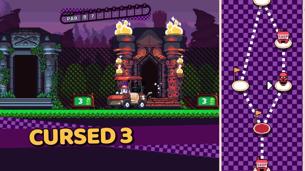 Capture d’écran de Cursed to Golf