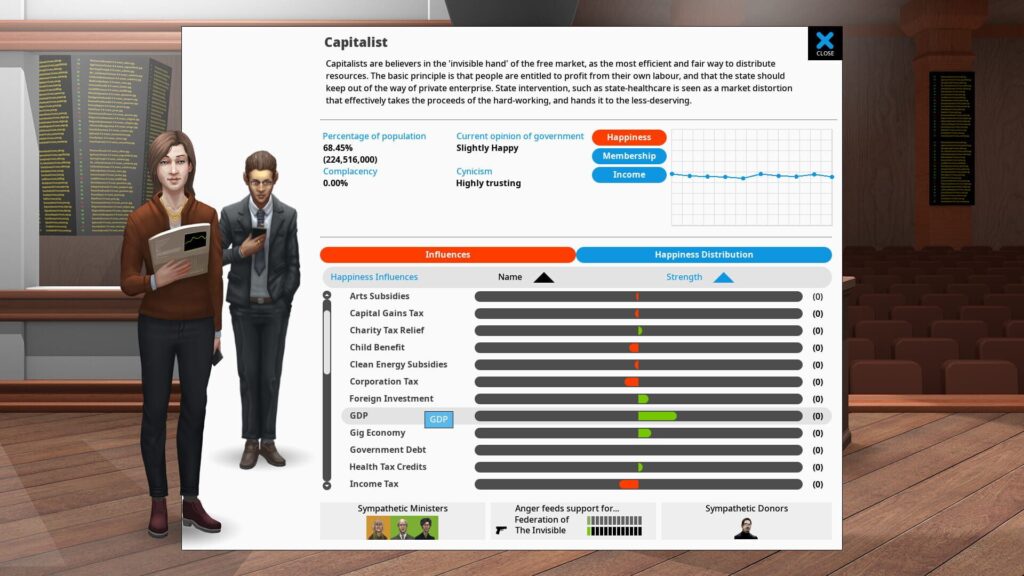 Capture d’écran de Democracy 4