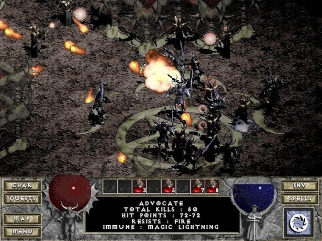 Capture d’écran de Diablo