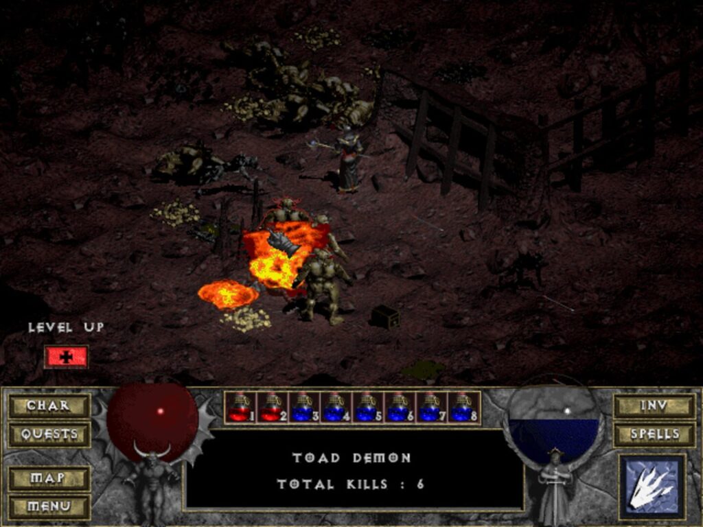 Capture d’écran de Diablo