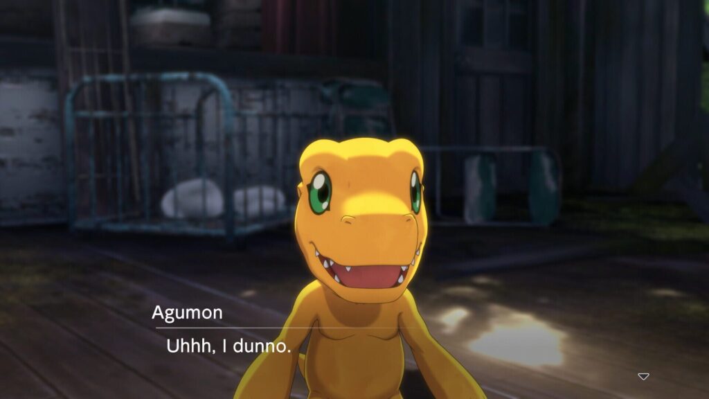 Capture d’écran de Digimon Survive