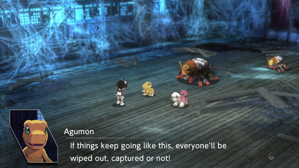 Capture d’écran de Digimon Survive
