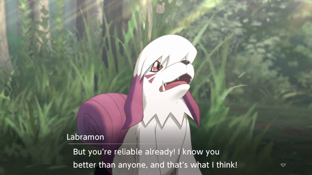 Capture d’écran de Digimon Survive