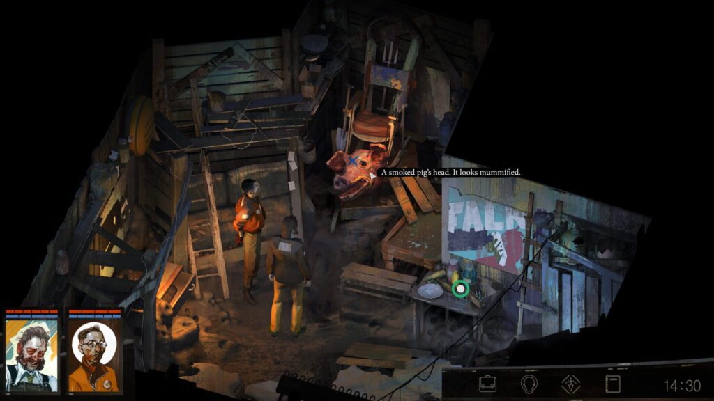 Capture d’écran de Disco Elysium