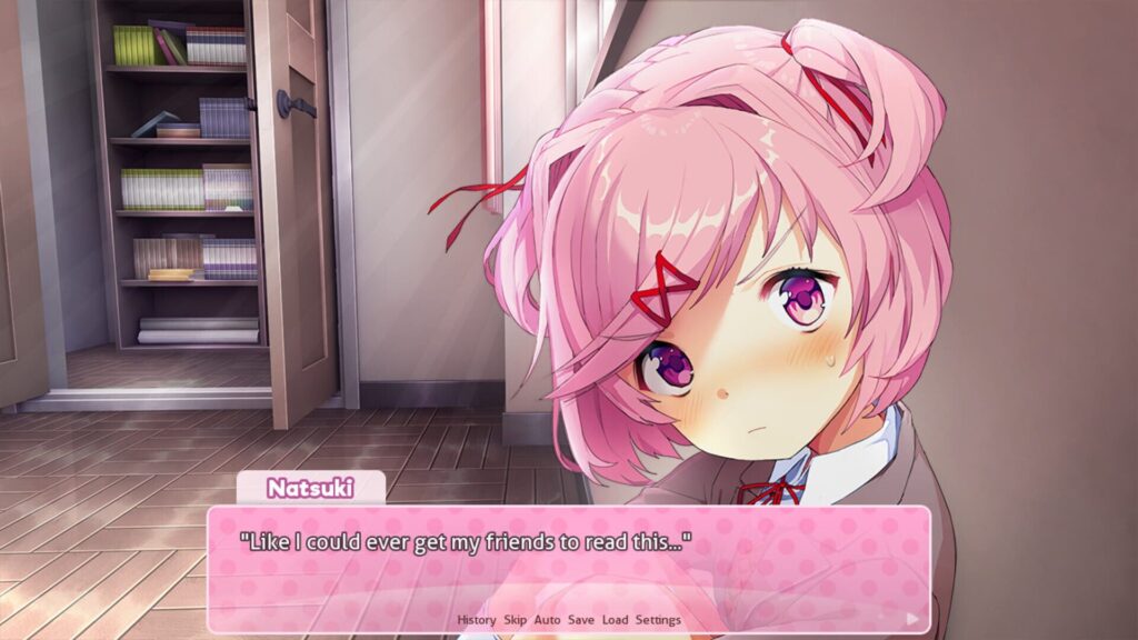 Capture d’écran de Doki Doki Literature Club!