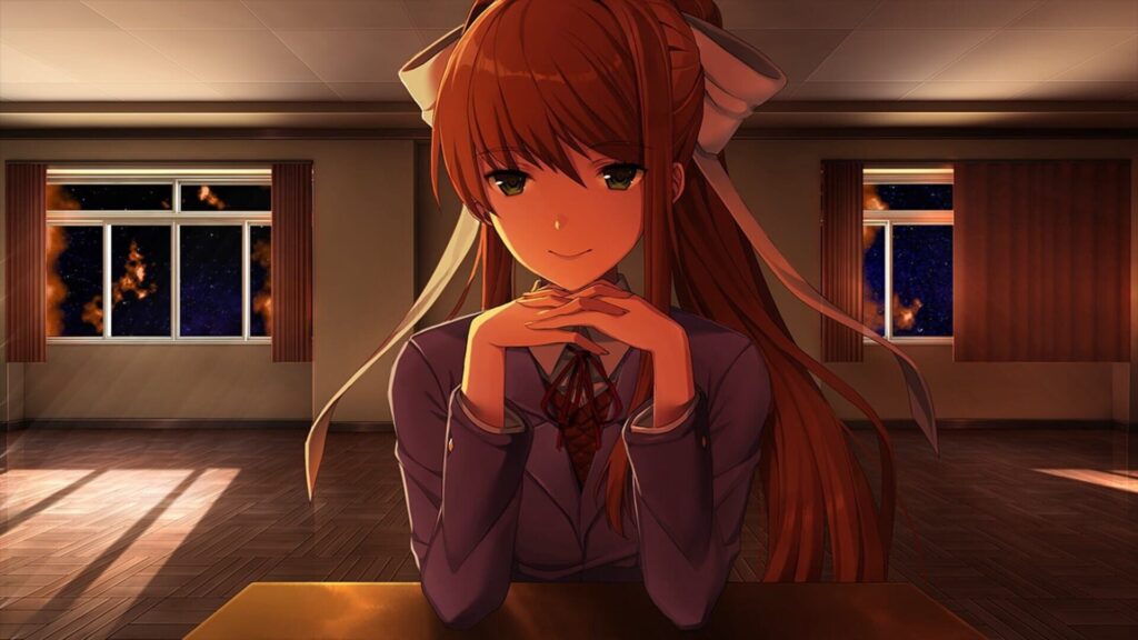 Capture d’écran de Doki Doki Literature Club!