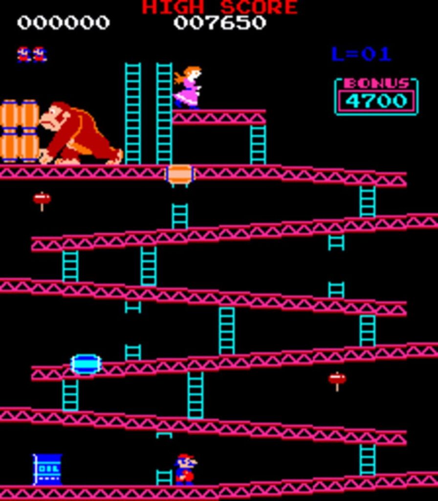 Capture d’écran de Donkey Kong