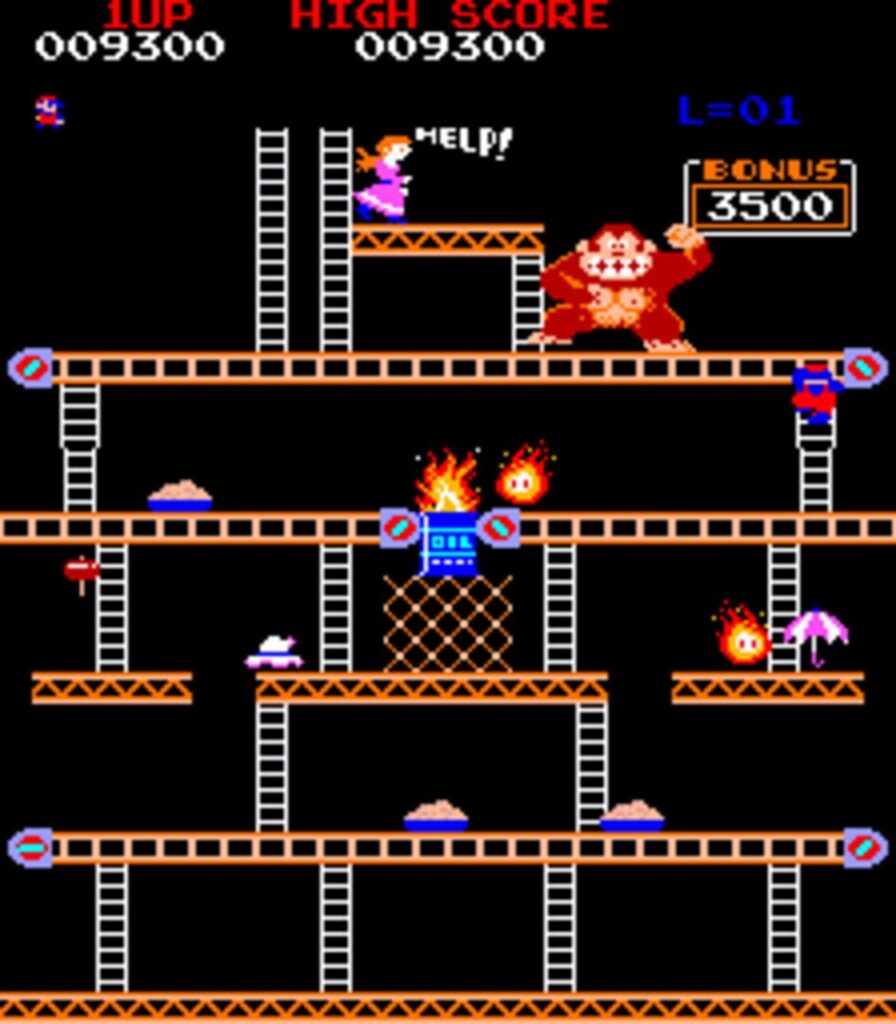 Capture d’écran de Donkey Kong