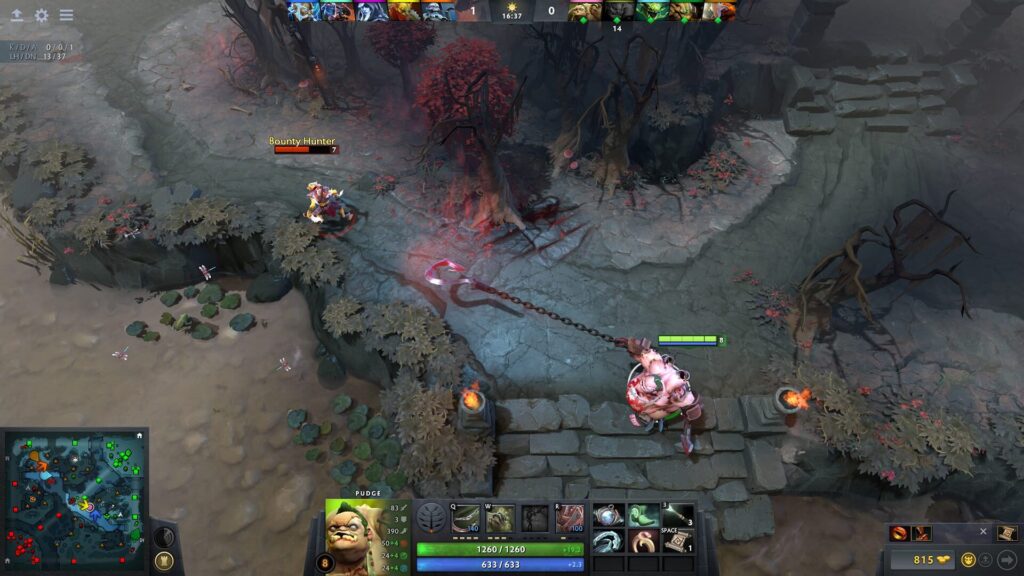 Capture d’écran de Dota 2
