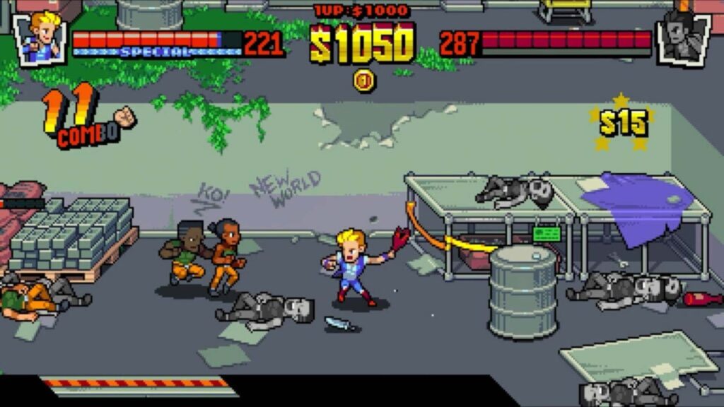 Capture d’écran de Double Dragon Gaiden: Rise of the Dragons
