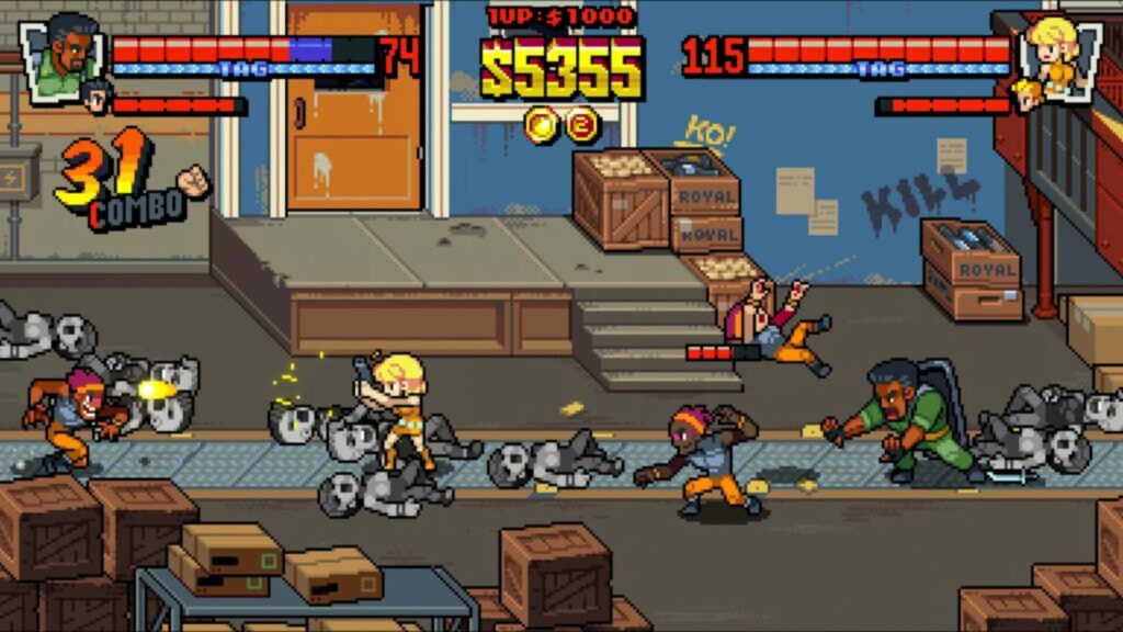 Capture d’écran de Double Dragon Gaiden: Rise of the Dragons