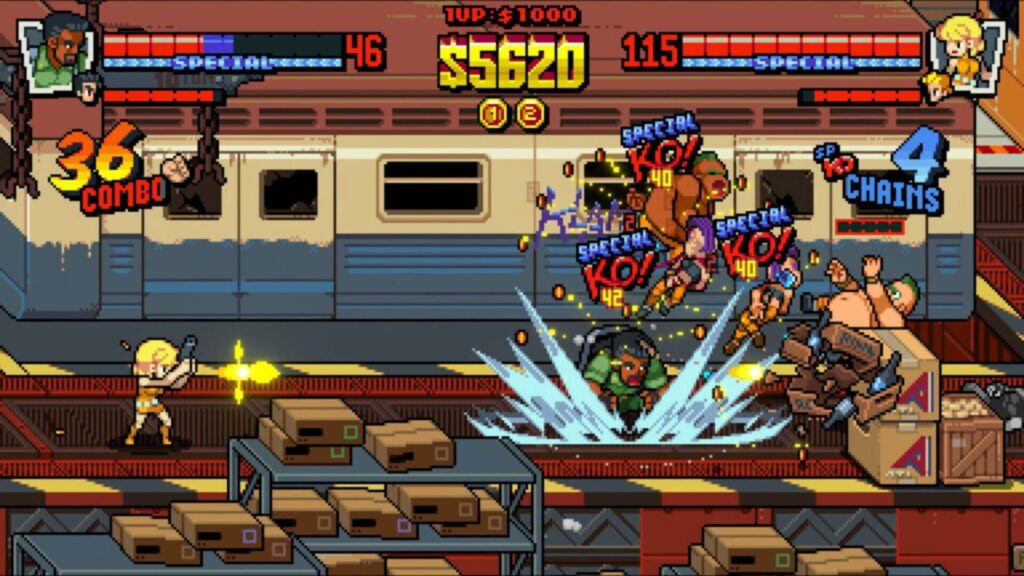 Capture d’écran de Double Dragon Gaiden: Rise of the Dragons