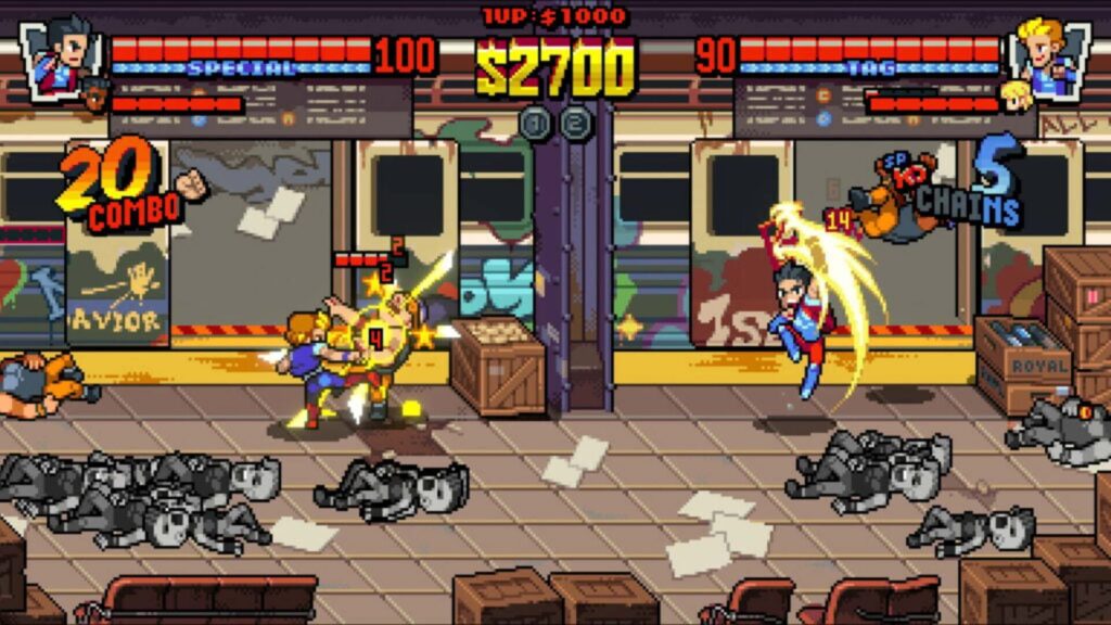 Capture d’écran de Double Dragon Gaiden: Rise of the Dragons