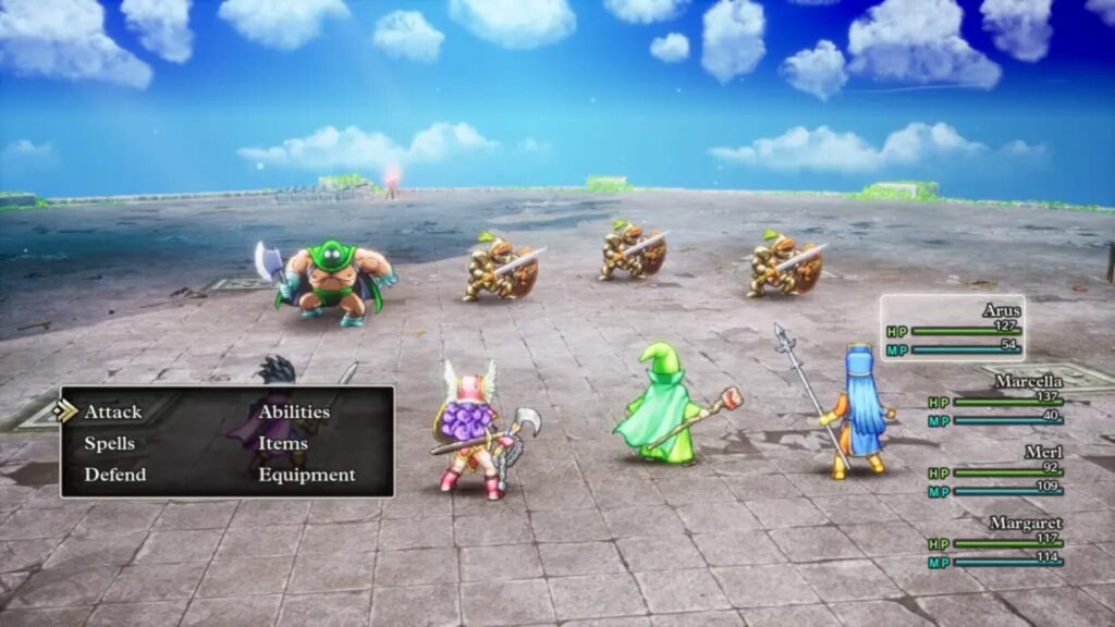 Capture d’écran de Dragon Quest III HD-2D Remake
