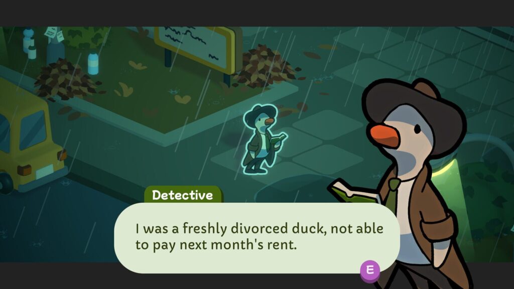 Capture d’écran de Duck Detective: The Secret Salami