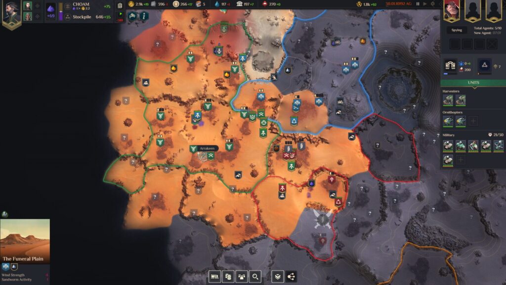 Capture d’écran de Dune: Spice Wars