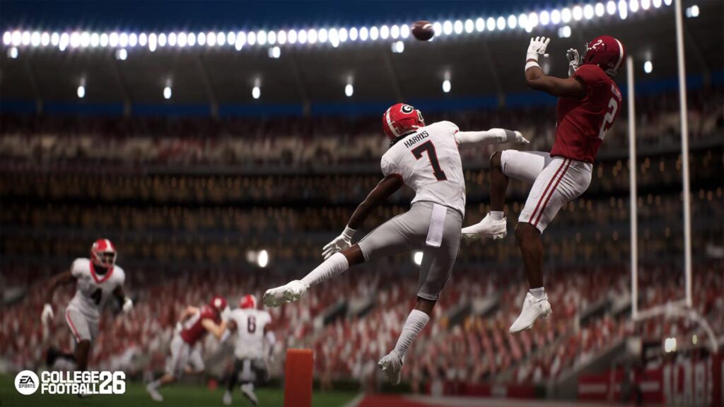 Capture d’écran de EA Sports College Football 26