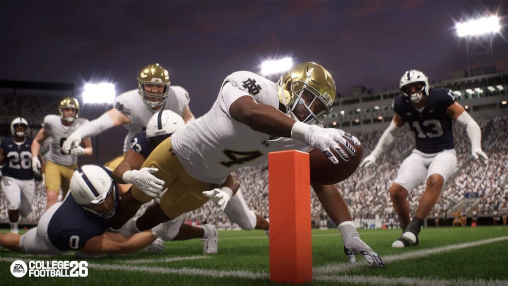 Capture d’écran de EA Sports College Football 26