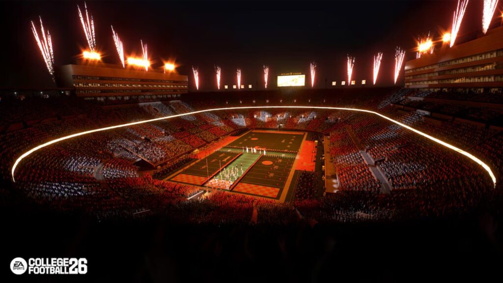Capture d’écran de EA Sports College Football 26