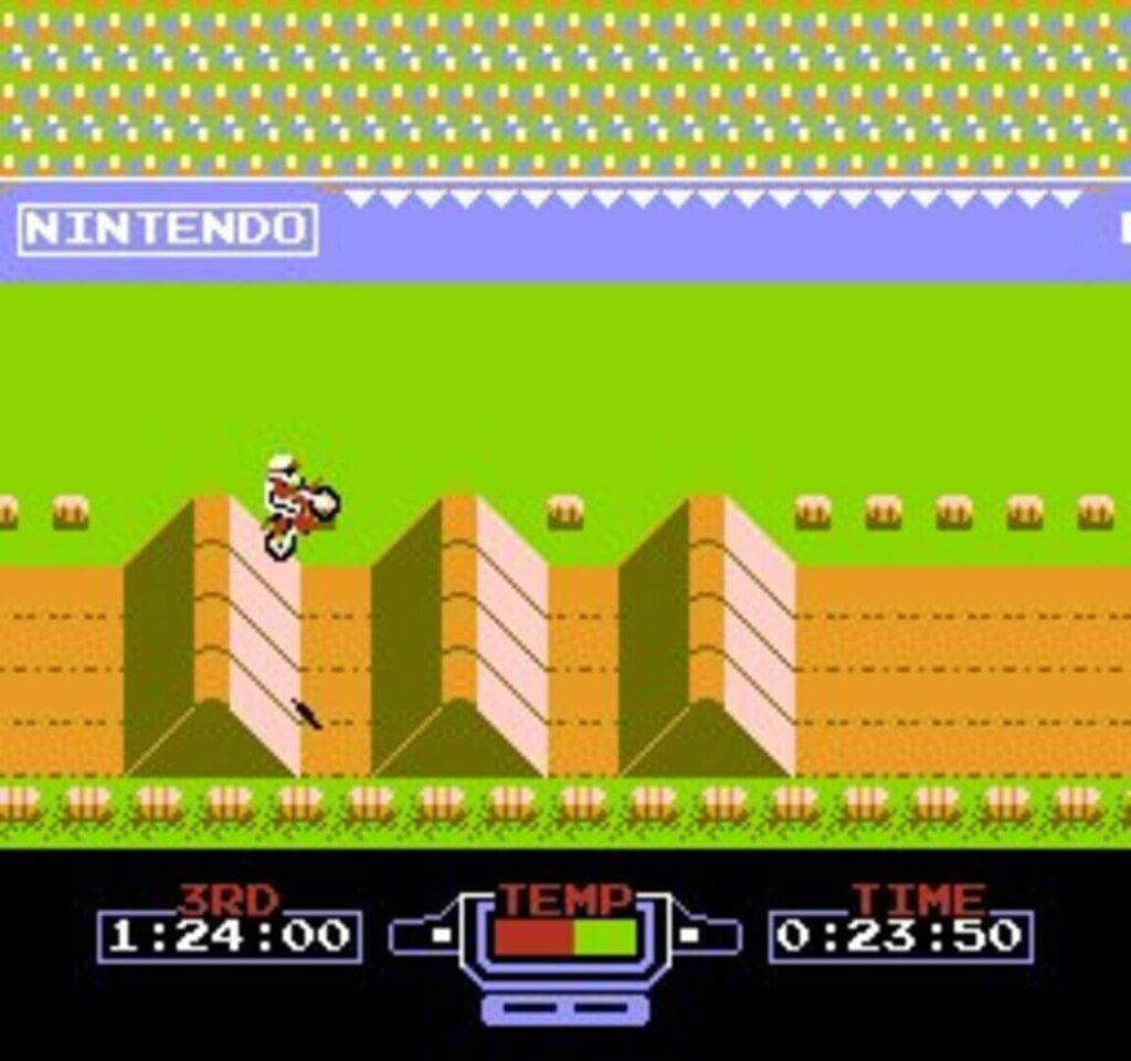 Capture d’écran de Excitebike