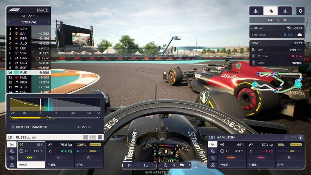 Capture d’écran de F1 Manager 2023