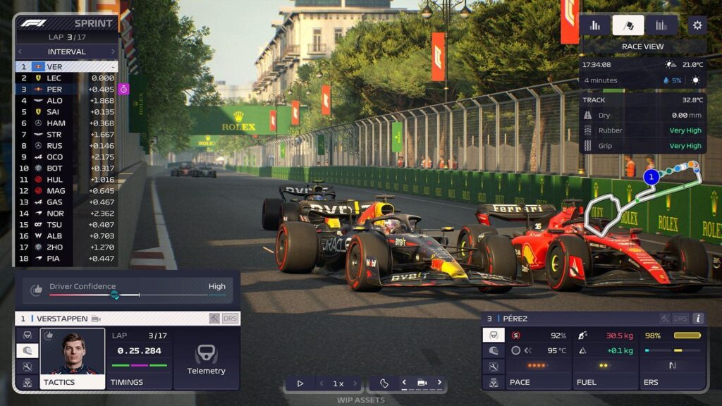 Capture d’écran de F1 Manager 2023