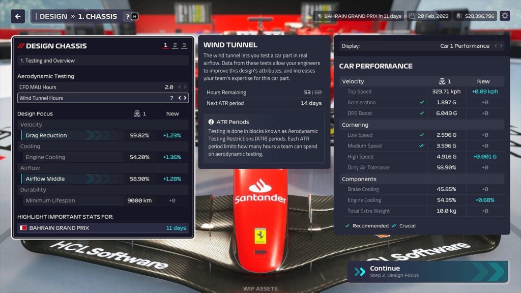 Capture d’écran de F1 Manager 2023